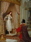 Edmund Blair Leighton The King and the Beggar maid Spain oil painting artist